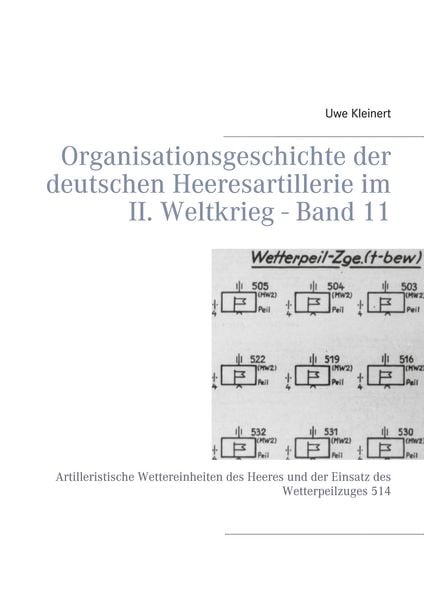 Produktbild: Organisationsgeschichte der deutschen Heeresartillerie im II. Weltkrieg - Band 11