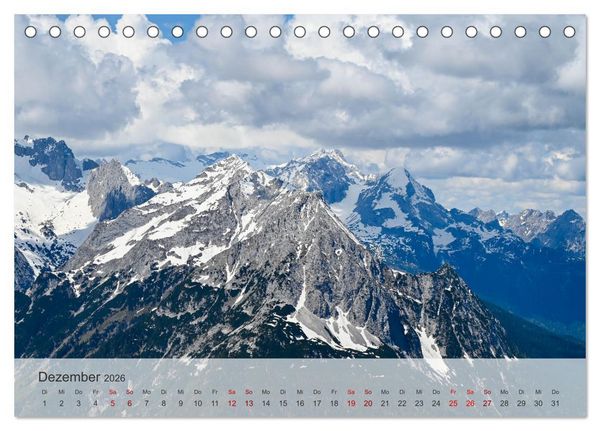 Produktbild: Alpenwelten-Zwischen Wetterstein und Karwendel (Tischkalender 2026 DIN A5 quer), CALVENDO Monatskalender