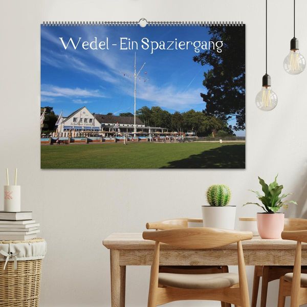 Produktbild: Wedel - Ein Spaziergang (Wandkalender 2026 DIN A2 quer), CALVENDO Monatskalender