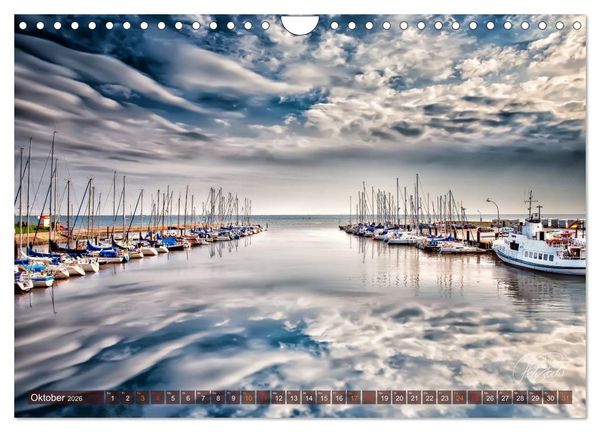 Produktbild: Friesland - Watt und Nordsee / CH-Version (Wandkalender 2026 DIN A4 quer), CALVENDO Monatskalender