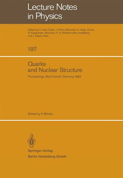 Produktbild: Quarks and Nuclear Structure
