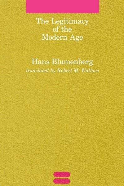 Produktbild: The Legitimacy of the Modern Age