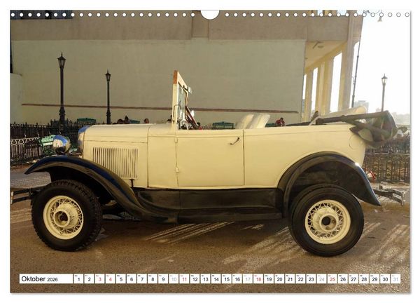 Produktbild: Ford Modell A - Ein r&uuml;stiger Neunzigj&auml;hriger in Havanna (Wandkalender 2026 DIN A3 quer), CALVENDO Monatskalender