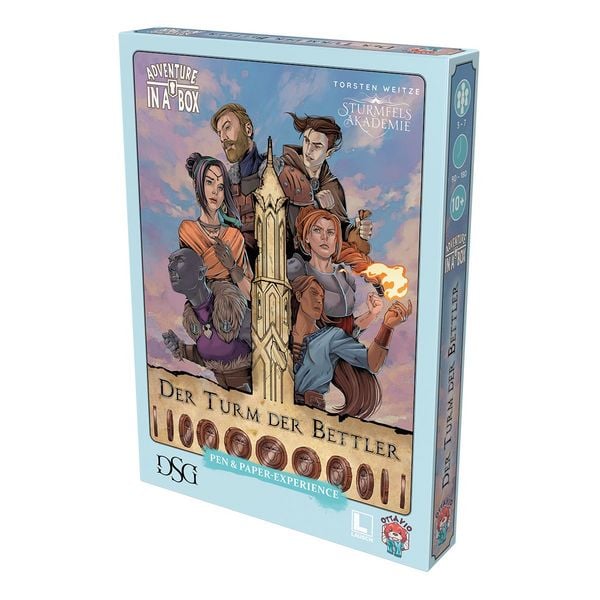 Produktbild: Adventure in a Box Sturmfels Akademie - Der Turm der Bettler DE