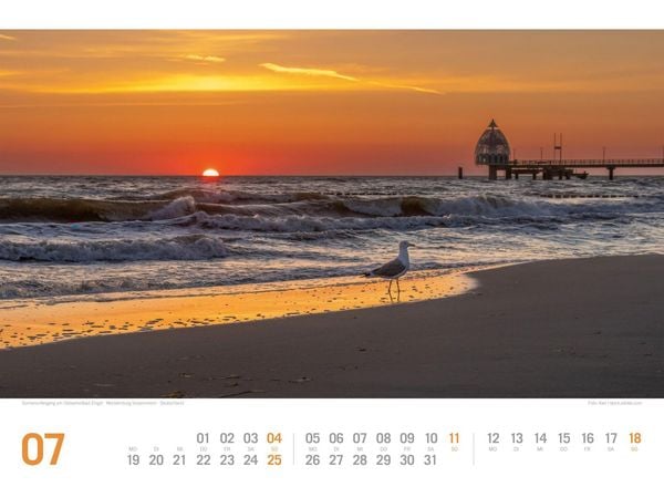 Produktbild: Ostsee ReiseLust Kalender 2027 | von Flensburg bis nach Usedom