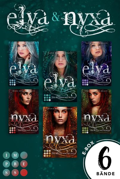 Produktbild: &raquo;Elya&laquo; & &raquo;Nyxa&laquo;: Sechs B&auml;nde in einem MEGA-Bundle