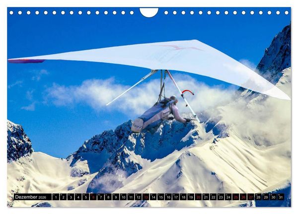 Produktbild: Drachenfliegen - Die Welt aus neuer Perspektive erleben (Wandkalender 2026 DIN A4 quer), CALVENDO Monatskalender