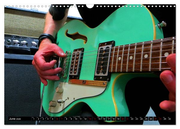 Produktbild: Guitars and Amps - Let's Rock (Wall Calendar 2026 DIN A3 landscape), CALVENDO 12 Month Wall Calendar