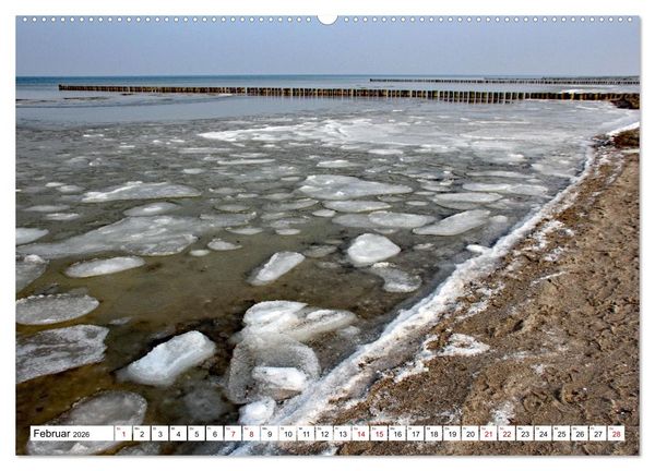 Produktbild: Ostseeinsel Poel - K&uuml;stenimpressionen (hochwertiger Premium Wandkalender 2026 DIN A2 quer), Kunstdruck in Hochglanz