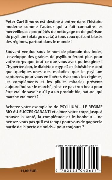 Produktbild: Psyllium - Le r&eacute;gime bio au succ&egrave;s garanti