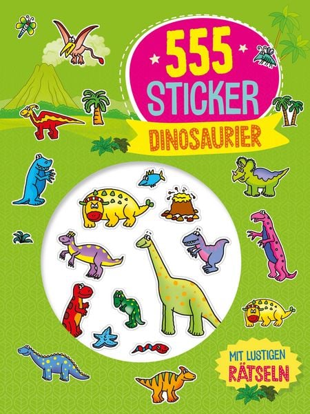 Produktbild: 555 Sticker Dinosaurier