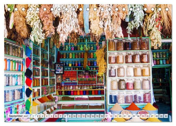 Produktbild: Marrakesch - Perle des S&uuml;dens (Tischkalender 2027 DIN A5 quer), CALVENDO Monatskalender