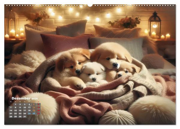 Produktbild: Kuscheliges & Knuddeliges (Wandkalender 2026 DIN A2 quer), CALVENDO Monatskalender