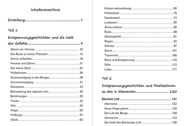 Produktbild: 60 Entspannungsgeschichten in die Welt der Gef&uuml;hle und zu den 6 Elementen