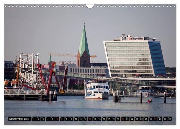 Produktbild: Landeshauptstadt Kiel (Wandkalender 2026 DIN A3 quer), CALVENDO Monatskalender