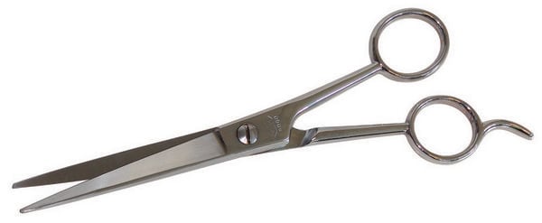 Produktbild: C.K Extrascharfe Haarschneideschere, spitz mit Kockade, 180mm L&auml;nge C8080