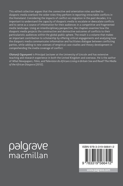 Produktbild: Media, Diaspora and Conflict