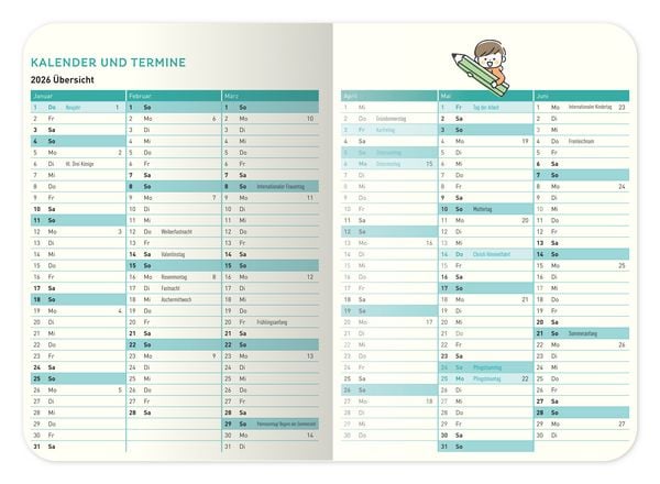 Produktbild: ErzieherInnenkalender 2026 / 2027