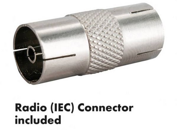 Produktbild: Schwaiger DTA4000 Aktive DVB-T/T2 Flachantenne Au&szlig;enbereich Verst&auml;rkung: 36 dB Wei&szlig;