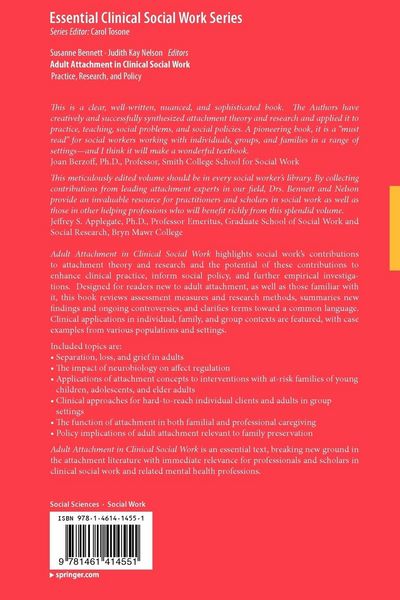 Produktbild: Adult Attachment in Clinical Social Work