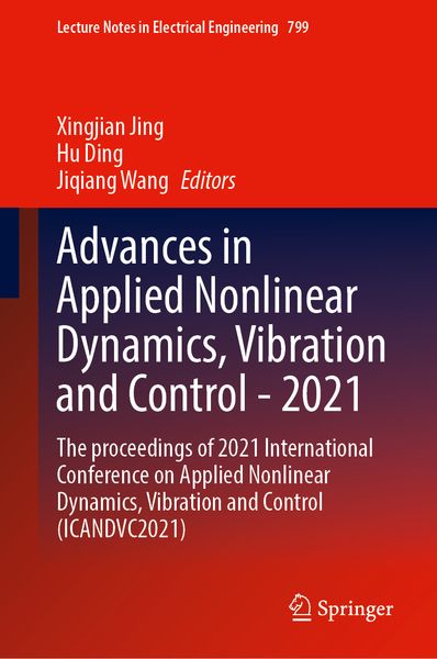 Produktbild: Advances in Applied Nonlinear Dynamics, Vibration and Control -2021