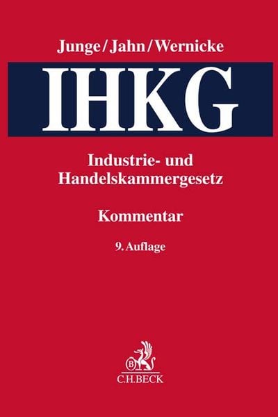 Produktbild: Industrie- und Handelskammergesetz. IHKG