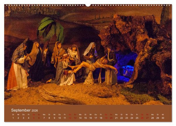 Produktbild: Passionskrippen (Wandkalender 2026 DIN A2 quer), CALVENDO Monatskalender