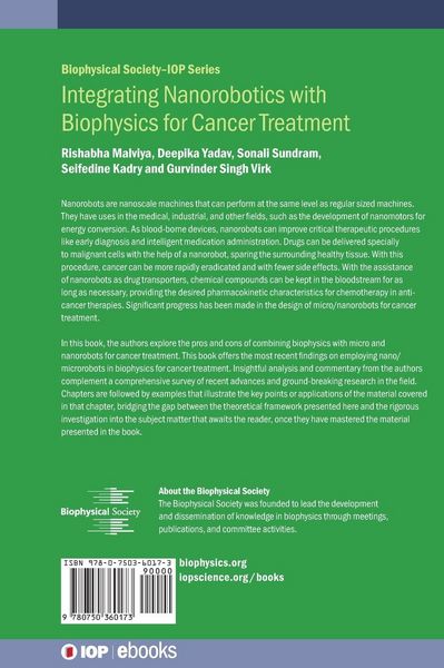 Produktbild: Integrating Nanorobotics with Biophysics for Cancer Treatment