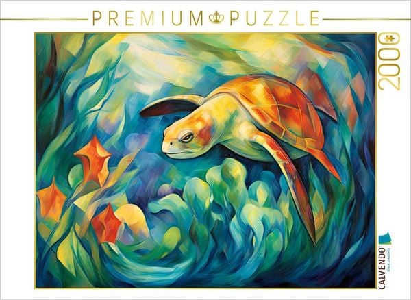 Produktbild: CALVENDO Puzzle Meeresschildkr&ouml;te | 2000 Teile Lege-Gr&ouml;&szlig;e 90x67cm Foto-Puzzle f&uuml;r gl&uuml;ckliche Stunden