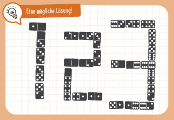 Produktbild: T&uuml;fteln und Knobeln mit Dominosteinen. 30 Karten mit kniffligen R&auml;tseln f&uuml;r Kinder