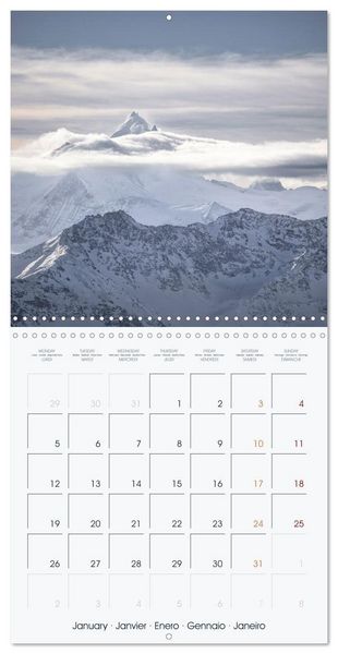 Produktbild: The Alps - A Year in the Mountains (Wall Calendar 2026 12 &times; 12 Inch) CALVENDO 12 Month Wall Calendar