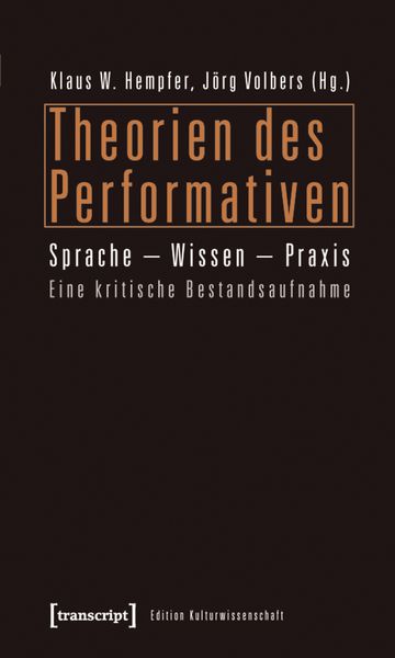 Produktbild: Theorien des Performativen