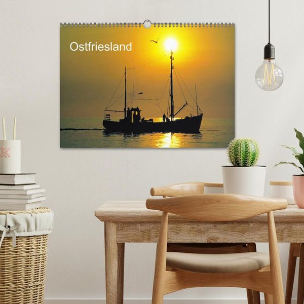 Produktbild: Ostfriesland (Wandkalender 2026 DIN A3 quer), CALVENDO Monatskalender