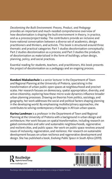 Produktbild: Decolonising the Built Environment