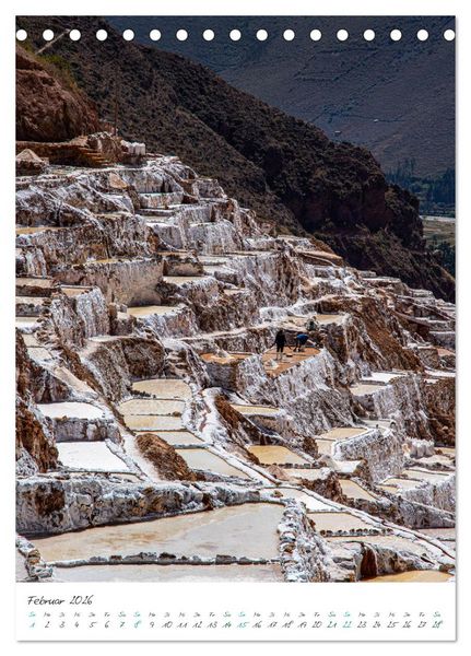 Produktbild: Unterwegs in Peru (Tischkalender 2026 DIN A5 hoch), CALVENDO Monatskalender