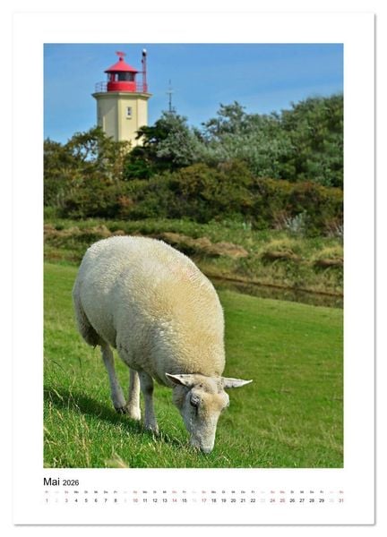 Produktbild: Leuchtt&uuml;rme - Impressionen der stillen Wachposten am Ufer (Wandkalender 2026 DIN A2 hoch), CALVENDO Monatskalender