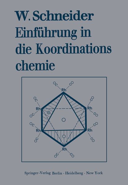 Produktbild: Einf&uuml;hrung in die Koordinationschemie