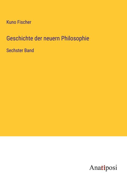 Produktbild: Geschichte der neuern Philosophie