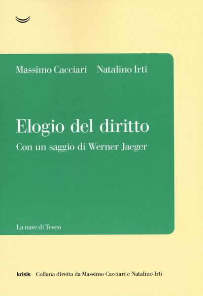 Produktbild: Elogio del diritto