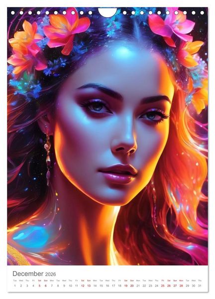 Produktbild: Feminine elegance (Wall Calendar 2026 DIN A4 portrait), CALVENDO 12 Month Wall Calendar