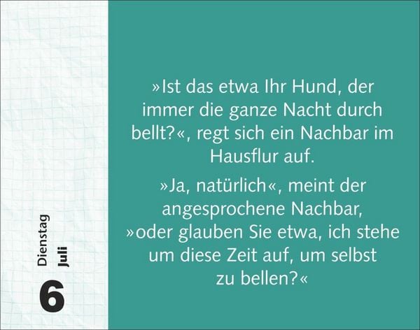 Produktbild: Witzirin Tagesabrei&szlig;kalender 2027 - Diese Packung enth&auml;lt: die lustigsten Witze f&uuml;r die t&auml;gliche Dosis Humor
