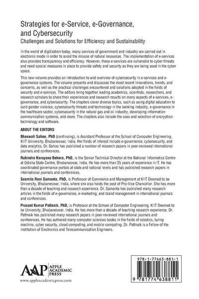 Produktbild: Strategies for e-Service, e-Governance, and Cybersecurity