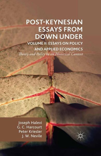 Produktbild: Post-Keynesian Essays from Down Under Volume II: Essays on Policy and Applied Economics