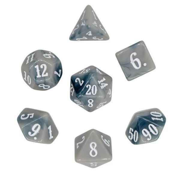 Produktbild: Pegasus DIC18106 - W&uuml;rfelset Grey Siam (7)