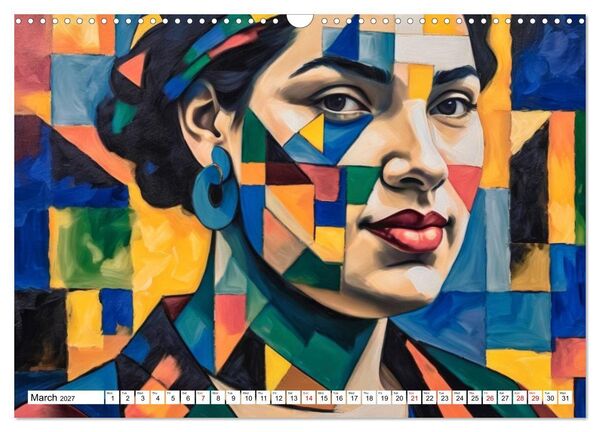 Produktbild: Daphne&rsquo;s Habitats, the Graphic Worlds of a Digital Muse (Wall Calendar 2027 DIN A3 landscape), CALVENDO 12 Month Wall Calendar