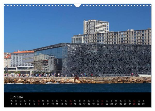 Produktbild: MARSEILLE - Die Hafenmetropole an der C&ocirc;te d'Azur (Wandkalender 2026 DIN A3 quer), CALVENDO Monatskalender