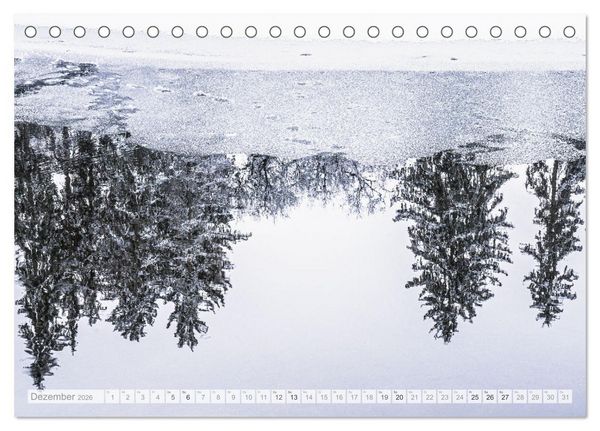Produktbild: Magie gespiegelter Welten (Tischkalender 2026 DIN A5 quer), CALVENDO Monatskalender