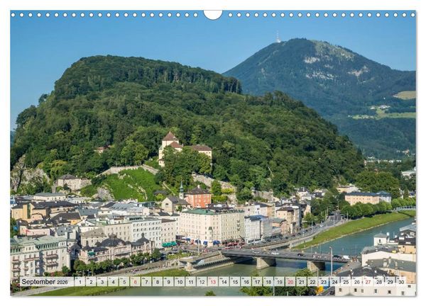 Produktbild: Charmantes Stadtherz SALZBURG (Wandkalender 2026 DIN A3 quer), CALVENDO Monatskalender