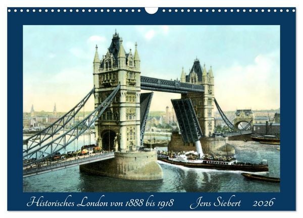 Produktbild: Historisches London von 1888 bis 1918 (Wandkalender 2026 DIN A3 quer), CALVENDO Monatskalender