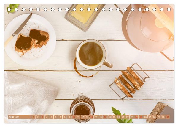 Produktbild: Auf einen Kaffee? (Tischkalender 2026 DIN A5 quer), CALVENDO Monatskalender